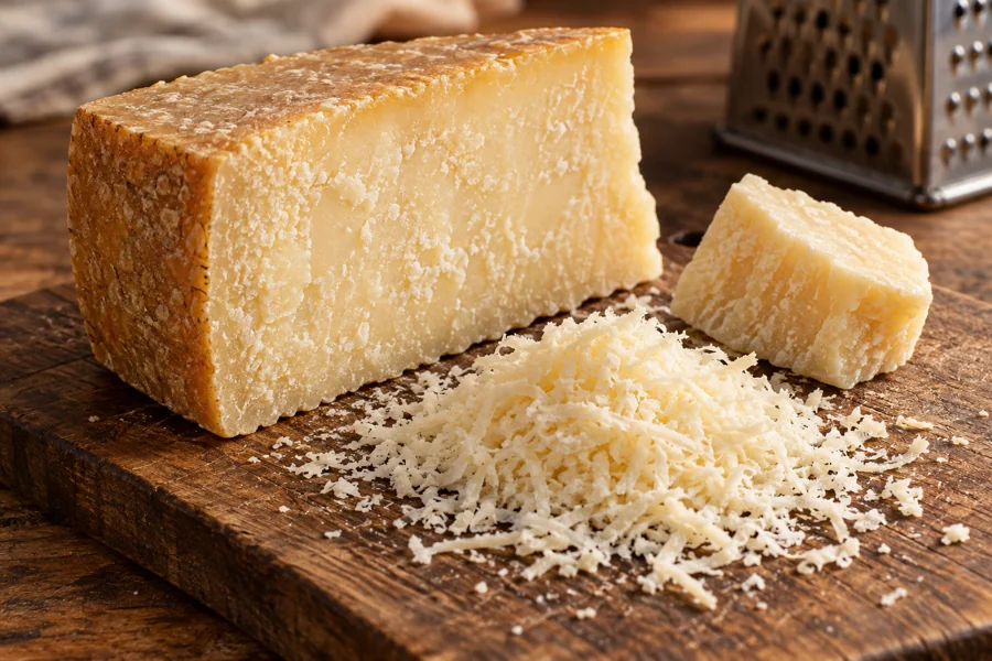 Queso Sardo en cuña y rallado